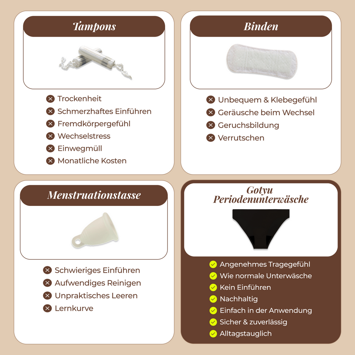 Culotte Menstruelle Mejova Détachable (Nouveauté) Produit de l'année 2026  ✨